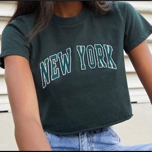 Brandy Melville New York cropped tee